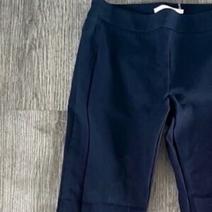 Tory Burch stretch Midnight Blue Straight Leg Pants